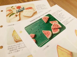 日本アイシングクッキー協会　2015夏デザイン